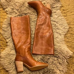 NWOT : Azoola Knee high brown boots